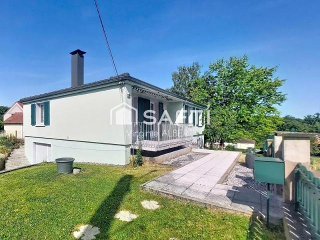 Pavillon plain pied, 100m2, beau jardin arboré, situé dans une impasse très calme