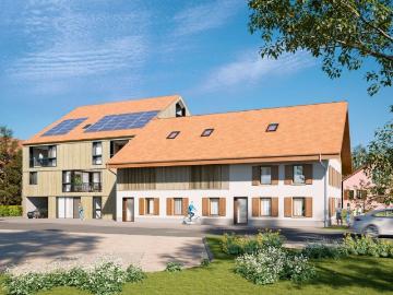 PAYERNE VD 3.5 pièces au rez et 1er étage