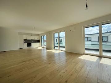 Penthousewohnung mit vier Zimmern, Küche, Balkon und Stellplatz in Mainz Kastel