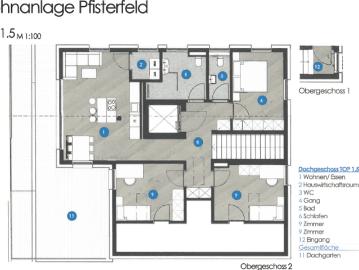 Penthousewohnung Top 1.5 in Fügen WA Pfisterfeld