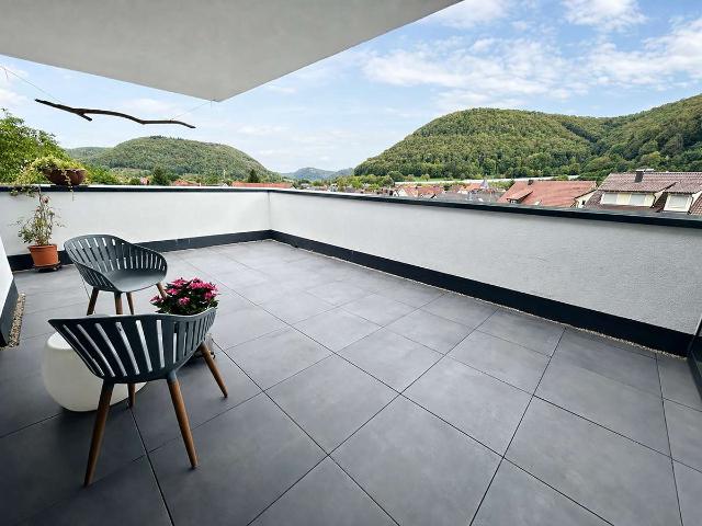 Penthousewohnung 4 1/2 Zi. mit großer Dachterrasse & 2 TG Plätzen – Mühlhausen i. T