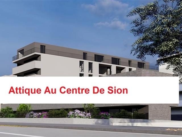 Penthouse – 3,5 Teile im Zentrum von Sion