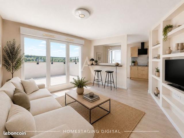 Penthouse 3 pièces 68 m²