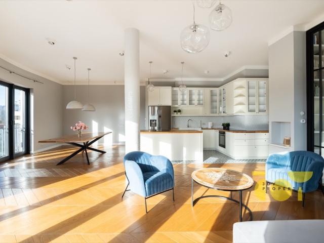 Penthouse 180 m² w Warszawie 4 sypialnie 2 tarasy