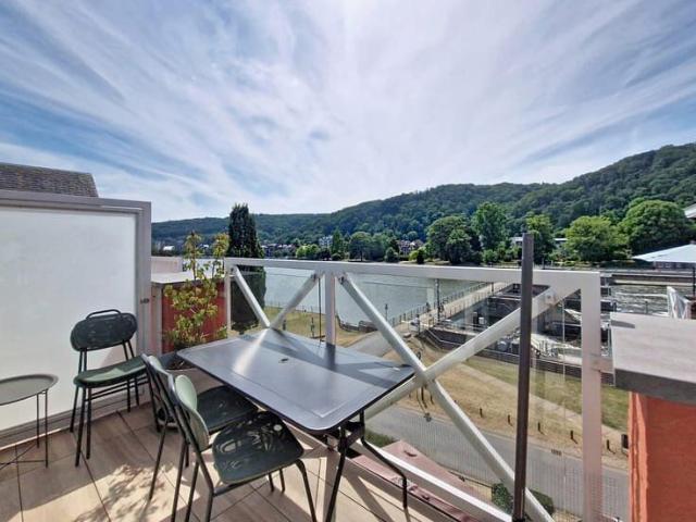 Penthouse 2 ch. avec vue Meuse à Jambes