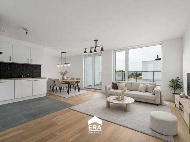 Penthouse 2 slaapkamers + terras en garage en staanplaats