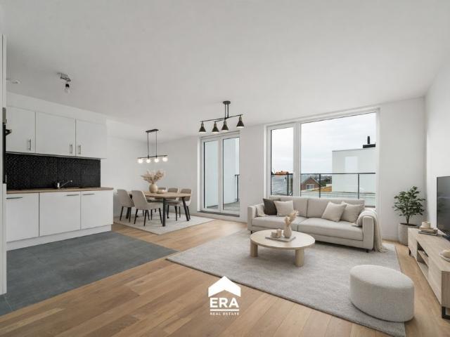 Penthouse 2 slaapkamers + terras en garage en staanplaats
