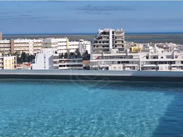 Palácio Br Avenida com piscina na cobertura e ampla varand. 99m² Faro Sé e São Pedro