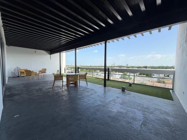 Penthouse amueblado de 4 recamaras y espectaculares terrazas, amenidades norte de merida temozon