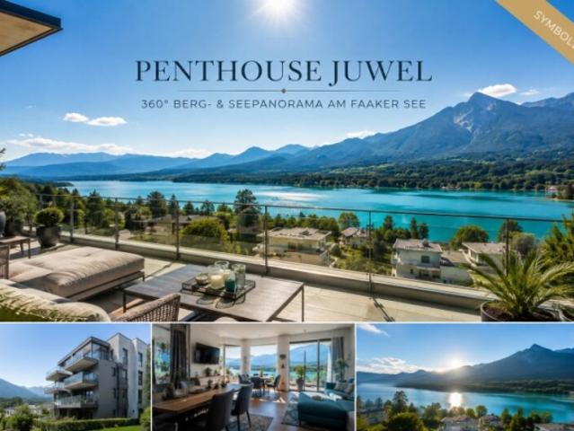 Penthouse am Faaker See – Exklusives Wohnen mit spektakulärem See und Bergpanorama