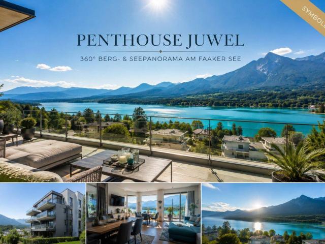 Penthouse am Faaker See – Exklusives Wohnen mit spektakulärem See und Bergpanorama