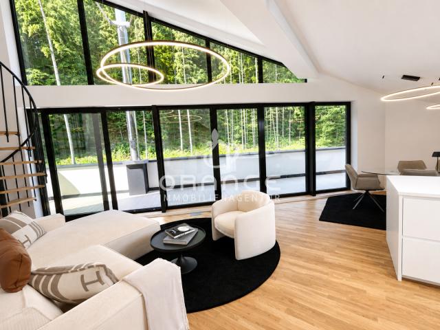 Penthouse am Waldrand mit Traumblick ins Grüne