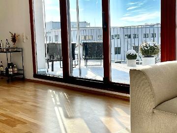 Penthouse at Waldplatz near RB Stadium, Leipzig Amsterdam Apartments for Rent