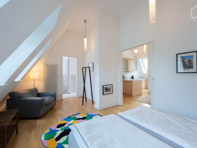 Penthouse Garden view in Moabit Berlin
