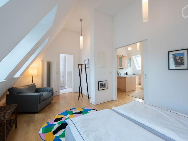 Penthouse Garden view in Moabit Berlin, Berlin Amsterdam Apartments for Rent