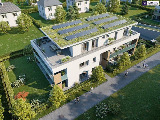 Penthouse der Extraklasse in Graz Liebenau – Erstbezug mit 123 m² Terrasse, Weitblick, Luftwärmepumpe & Photovoltaik. Baustart erfolgt!