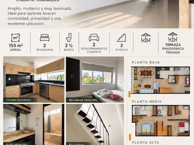 Penthouse en Renta Chapalita