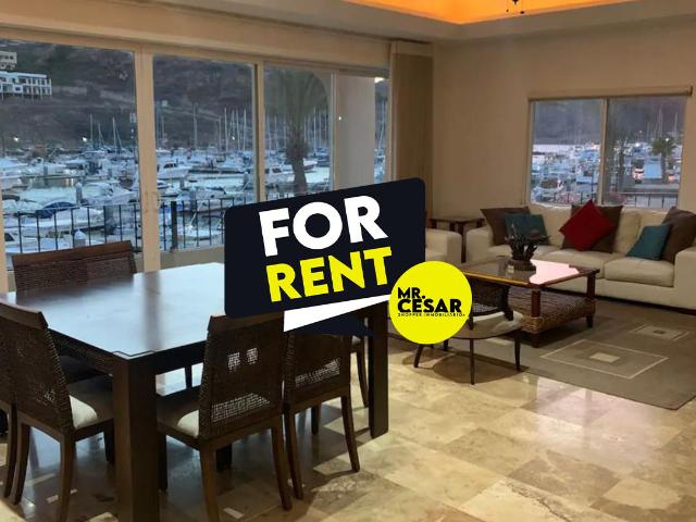 Penthouse en renta en la Marina San Carlos