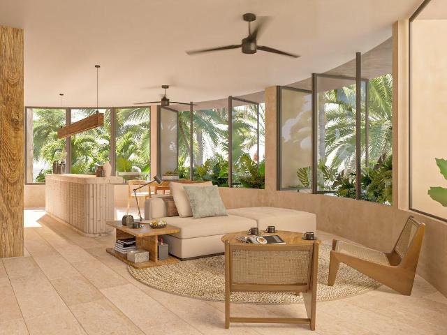 Penthouse en venta por MES, en playa Chicxulub Puerto, modelo Fractional