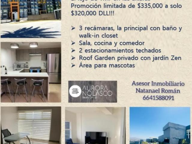 Penthouse exclusivo en Plaza Alameda Otay El lujo de vivir en las alturas