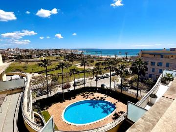 Penthouse for rent in Es Molinar / El Molinar, Palma de Mallorca, Mallorca