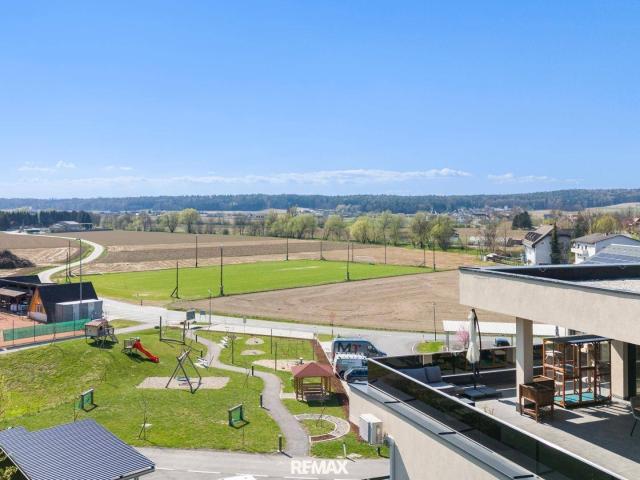 Penthouse Flair über den Dächern von Wolfsberg im Schwarzautal mit beeindruckender Dachterrasse