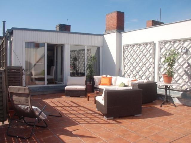 PENTHOUSE FLAT with elevator and terrace, Berlin Amsterdam Apartments for Rent