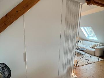 Penthouse Loft with Balcony & view over Cologne, Koln Amsterdam Apartments for Rent