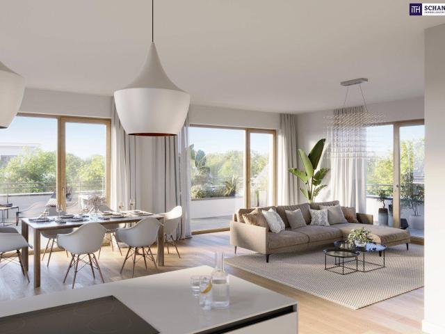 Penthouse Living auf höchstem Niveau: Erstbezug mit spektakulärer 123 m² Terrasse, Weitblick, Luftwärmepumpe & Photovoltaik. Baustart erfolgt!