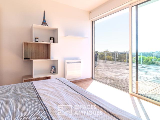 Penthouse lumineux à la vue panoramique et son garage Xxl 163m² La Rochelle