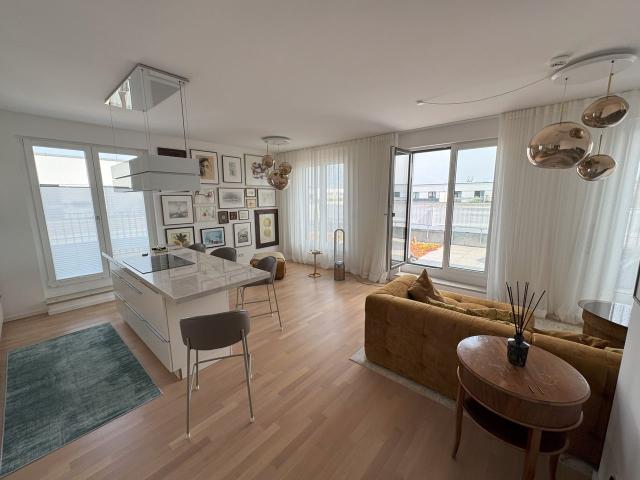 Penthouse möbliert auf ZEIT in schöner Lage, Neubau, große Terrasse! Beautiful Penthouse in Waidmannslust, Berlin Amsterdam Apartments for Rent