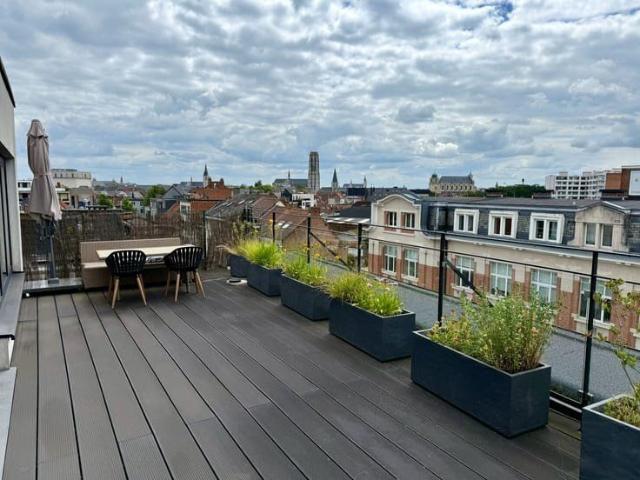 Penthouse met groot terras in Mechelen