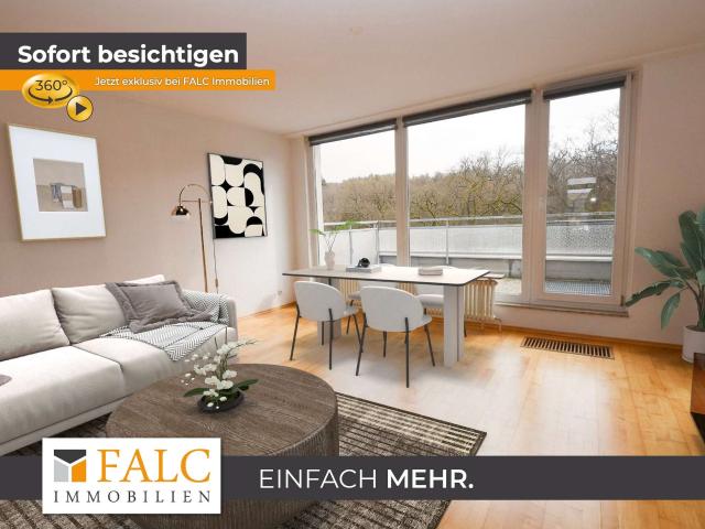 Penthouse mit Alleinlage Panorama Blick über Wald und Taunus