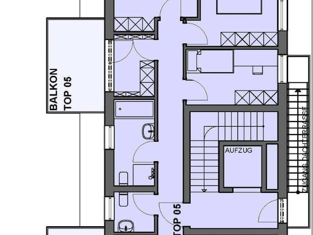 Penthouse mit Dachterasse