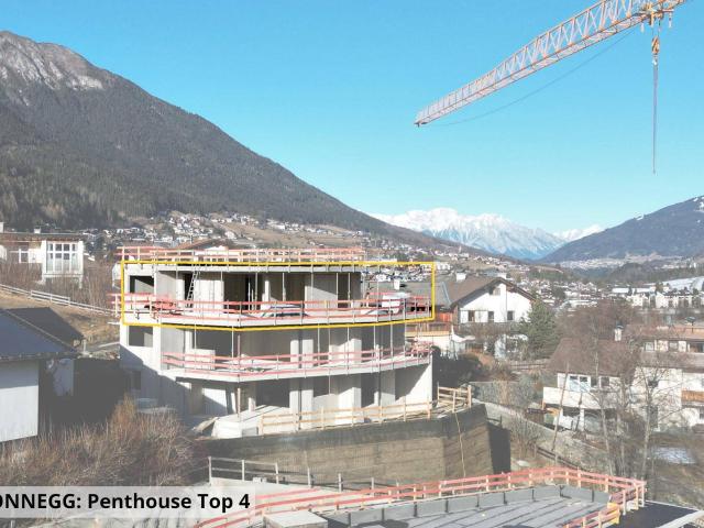 Penthouse mit Panorama Blick ins Stubaital und herrlicher Dachterrasse