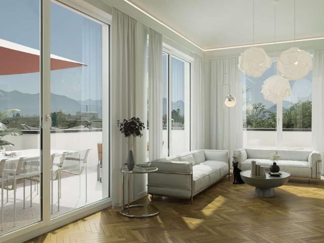 Penthouse mit Panoramabergblick und exklusiver Ausstattung in KfW 40 QNG