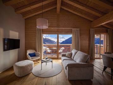Penthouse mit Panoramablick in einer Hotelresidenz