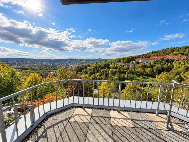 Penthouse mit Panoramablick über Bad Mergentheim – 4 Zimmer, Balkon und Dachterrasse