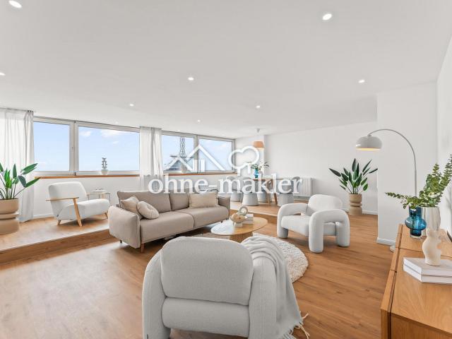 Penthouse mit Skyline Feeling – Exklusive Wohnung im 22. Obergeschoss, provisionsfrei
