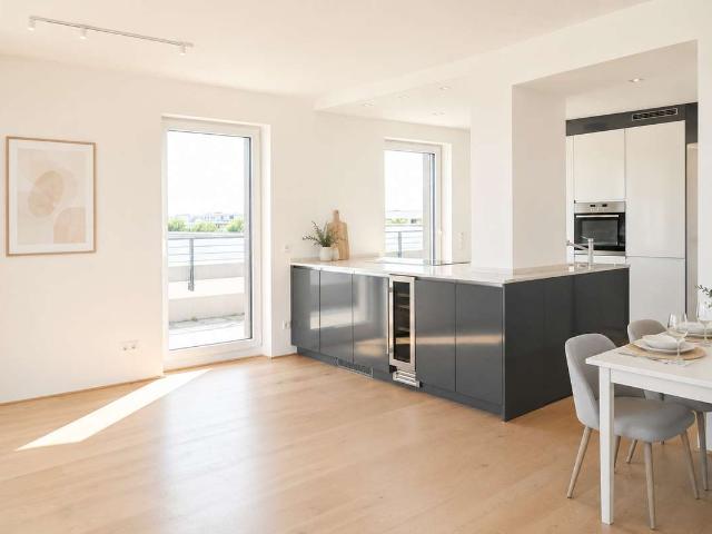Penthouse mit Skylineblick und großer Südwestterrasse am Riedberg