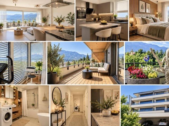 Penthouse mit spektakulärem See und Bergpanorama Blick