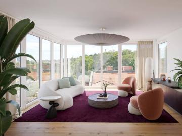 Penthouse mit 120 m² und zwei Freiflächen in Döbling | Top 34