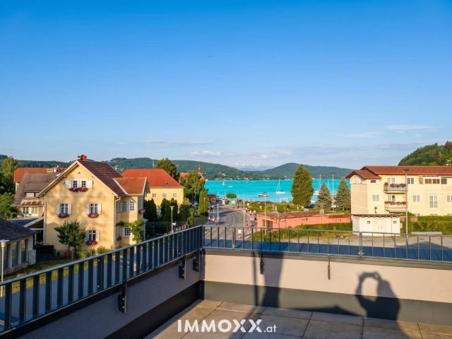 Penthouse mit 53 m² Dachterrasse und Seeblick – Reifnitz, Wörthersee