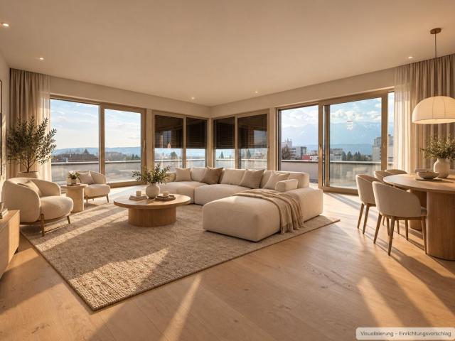 Penthouse Mittagskogel ihr Morgen Beginnt auf 65 m² Süd Ost Terrasse