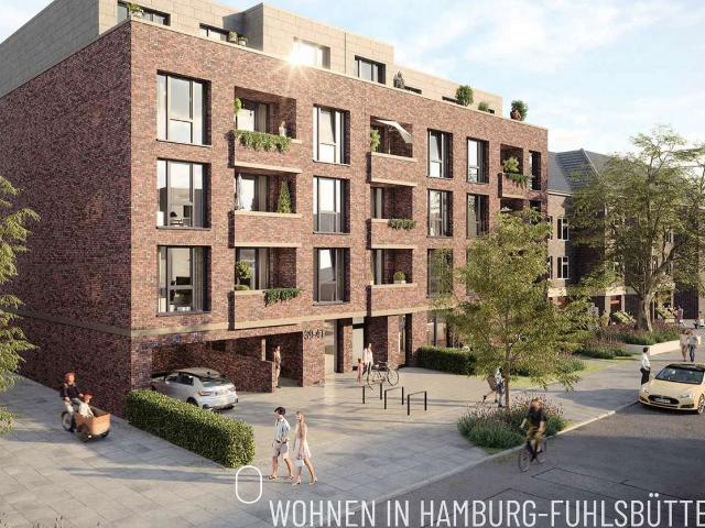 Penthouse Neubau in Fuhlsbüttel – 3 Zimmer, Erstbezug, Einbauküche und zwei Dachterrassen