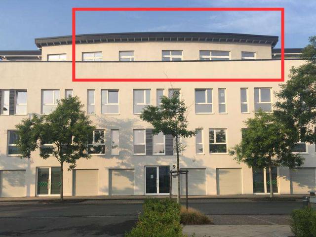Penthouse Phoenixsee: Panoramablick auf den See & großer Dachterrasse
