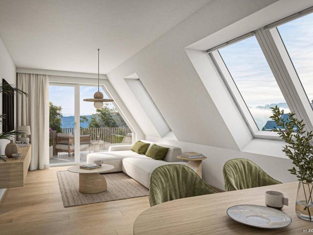 Penthouse Wohnung mit großem Balkon