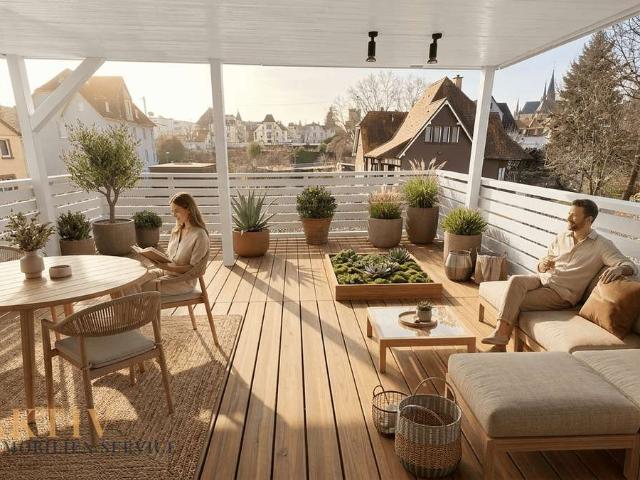Penthouse Wohnung mit großer Dachterrasse, Kamin und flexiblem Nutzungskonzept