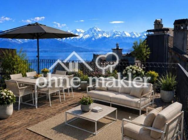 Penthouse Wohnung mit einmaliger Dachterasse und Seeblick !