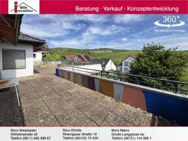 Penthouse Wohnung mit Terrasse und Panoramablick in top Feldrandlange von Eltville
